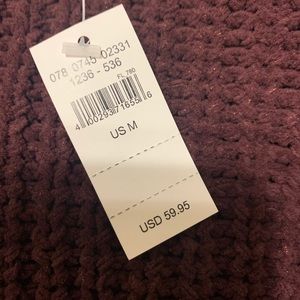 American Eagle oversized maroon sweater